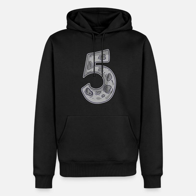 Numéro 5 Espace - Sweat à capuche Premium bio Homme - noir