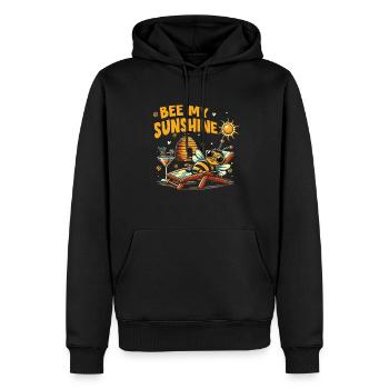 Amoureux des abeilles Apiculteurs Amoureux de la nature Apiculteurs - Sweat à capuche Premium bio Homme - noir - Devant - Nico (187cm)