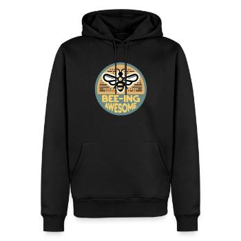 Bee Lovers Beekeepers Naturefriends Beekeepers - Men’s Premium Organic Hoodie - black - Front - Nico (187cm)