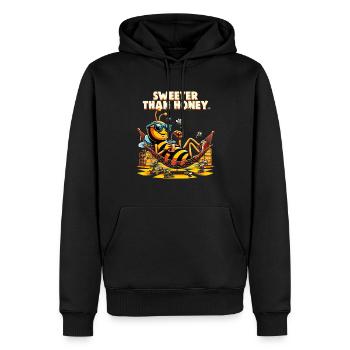Amoureux des abeilles Apiculteurs Amis de la nature Apiculteurs - Sweat à capuche Premium bio Homme - noir - Devant - Nico (187cm)