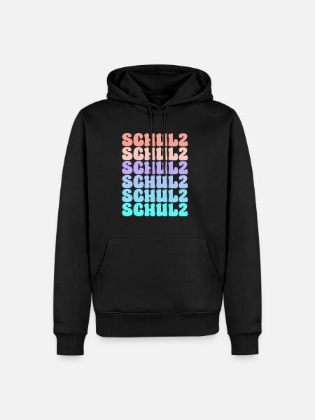 Mitglied der Schulz-Familiengruppe - Männer Premium Bio Hoodie - Schwarz