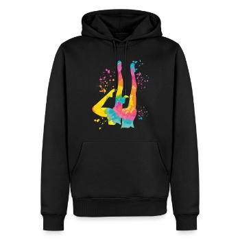 Artistic Swim Team Synchronschwimmen - Männer Premium Bio Hoodie - Schwarz - Vorne - Nico (187cm)