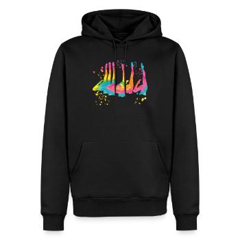 Artistic Swim Team Synchronschwimmen - Männer Premium Bio Hoodie - Schwarz - Vorne - Nico (187cm)