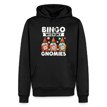Bingo Mit Meinen Gnomies Lustiges Bingo - Männer Premium Bio Hoodie - Schwarz - Vorne - Nico (187cm)