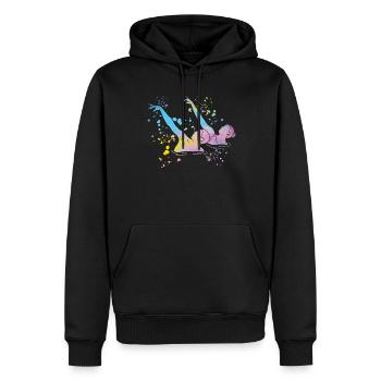 Artistic Swim Team Synchronschwimmen - Männer Premium Bio Hoodie - Schwarz - Vorne - Nico (187cm)