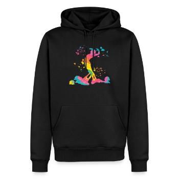 Artistic Swim Team Synchronschwimmen - Männer Premium Bio Hoodie - Schwarz - Vorne - Nico (187cm)