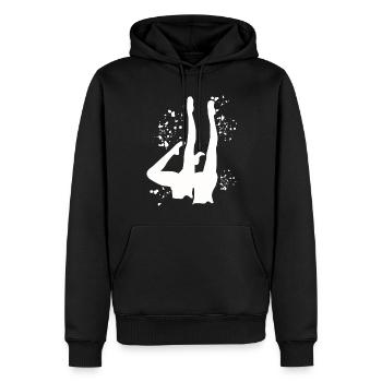 Artistic Swim Team Synchronschwimmen - Männer Premium Bio Hoodie - Schwarz - Vorne - Nico (187cm)