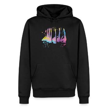 Artistic Swim Team Synchronschwimmen - Männer Premium Bio Hoodie - Schwarz - Vorne - Nico (187cm)