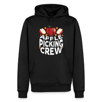 Kawaii Apfelpflücker Crew Herbst Herbst Apfelpflücker - Männer Premium Bio Hoodie - Schwarz - Vorne - Nico (187cm)