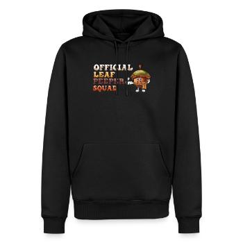 Official Leaf Peeper Squad Foliage Leaf Peeping - Men’s Premium Organic Hoodie - black - Front - Nico (187cm)