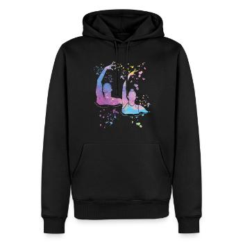 Artistic Swim Team Synchronschwimmen - Männer Premium Bio Hoodie - Schwarz - Vorne - Nico (187cm)