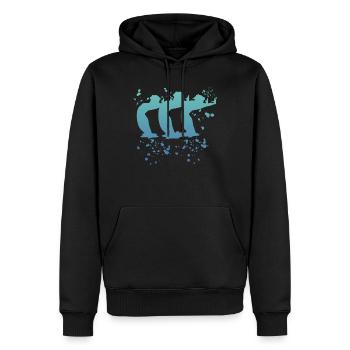 Artistic Swim Team Synchronschwimmen - Männer Premium Bio Hoodie - Schwarz - Vorne - Nico (187cm)