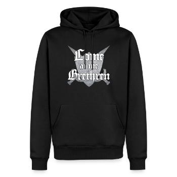 Venez à moi Frères Joute Ren Faire - Sweat à capuche Premium bio Homme - noir - Devant - Nico (187cm)