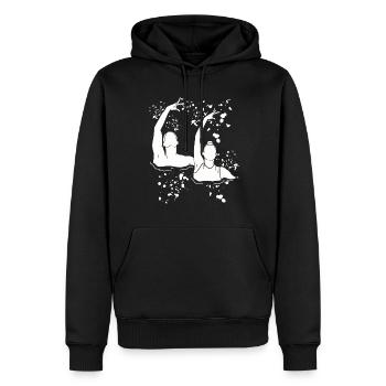 Artistic Swim Team Synchronschwimmen - Männer Premium Bio Hoodie - Schwarz - Vorne - Nico (187cm)