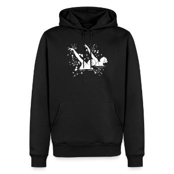 Artistic Swim Team Synchronschwimmen - Männer Premium Bio Hoodie - Schwarz - Vorne - Nico (187cm)