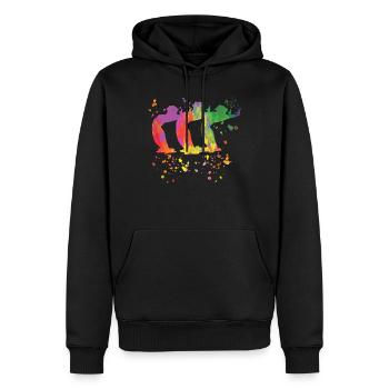 Artistic Swim Team Synchronschwimmen - Männer Premium Bio Hoodie - Schwarz - Vorne - Nico (187cm)