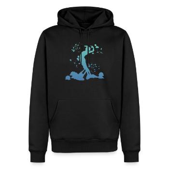 Artistic Swim Team Synchronschwimmen - Männer Premium Bio Hoodie - Schwarz - Vorne - Nico (187cm)