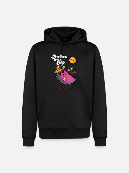 Sibling Brothers Journey - Men’s Premium Organic Hoodie - black