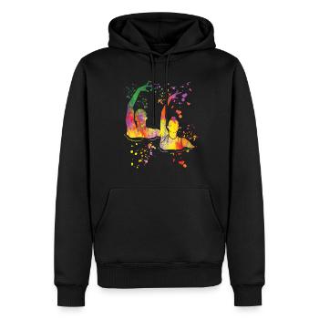 Artistic Swim Team Synchronschwimmen - Männer Premium Bio Hoodie - Schwarz - Vorne - Nico (187cm)