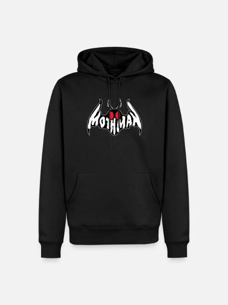 Mothman Monster Creepy Cryptid - Men’s Premium Organic Hoodie - black