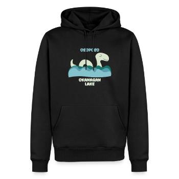 Ogopogo Okanagan Lake Monster Kryptid - Männer Premium Bio Hoodie - Schwarz - Vorne - Nico (187cm)