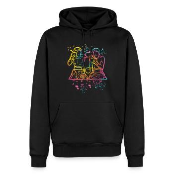 Boxen Kämpfer Kinder Boxen Match Boxer - Männer Premium Bio Hoodie - Schwarz - Vorne - Nico (187cm)