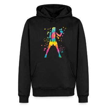 Boxen Kämpfer Kinder Boxen Match Boxer - Männer Premium Bio Hoodie - Schwarz - Vorne - Nico (187cm)