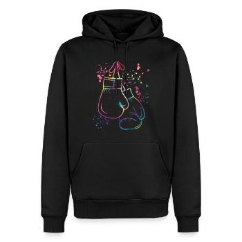 Boxen Kämpfer Kinder Boxen Match Boxer - Männer Premium Bio Hoodie - Schwarz - Vorne - Nico (187cm)