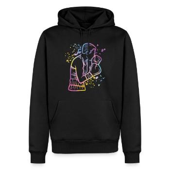 Boxen Kämpfer Kinder Boxen Match Boxer - Männer Premium Bio Hoodie - Schwarz - Vorne - Nico (187cm)
