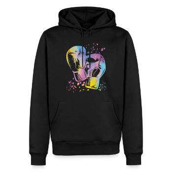 Boxen Kämpfer Kinder Boxen Match Boxer - Männer Premium Bio Hoodie - Schwarz - Vorne - Nico (187cm)