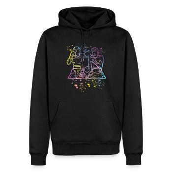 Boxen Kämpfer Kinder Boxen Match Boxer - Männer Premium Bio Hoodie - Schwarz - Vorne - Nico (187cm)