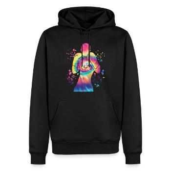 Boxen Kämpfer Kinder Boxen Match Boxer - Männer Premium Bio Hoodie - Schwarz - Vorne - Nico (187cm)