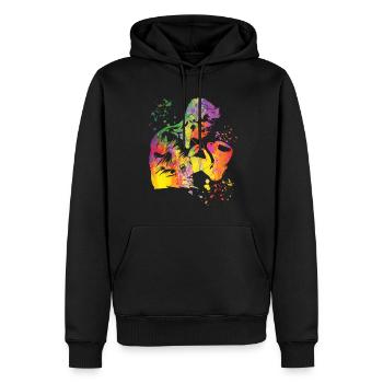 Boxing Fighter Enfants Boxer de match de boxe - Sweat à capuche Premium bio Homme - noir - Devant - Nico (187cm)