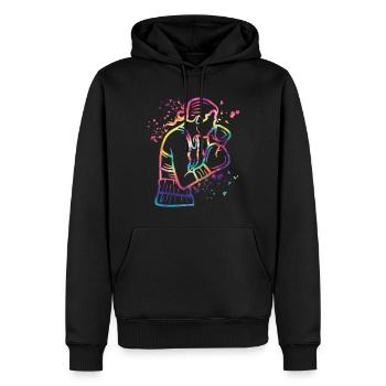 Boxen Kämpfer Kinder Boxen Match Boxer - Männer Premium Bio Hoodie - Schwarz - Vorne - Nico (187cm)