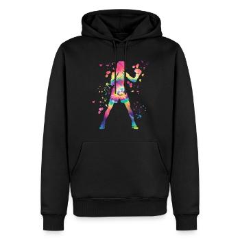 Boxen Kämpfer Kinder Boxen Match Boxer - Männer Premium Bio Hoodie - Schwarz - Vorne - Nico (187cm)