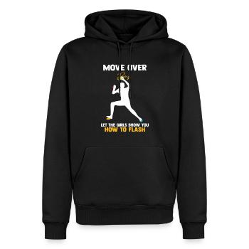 Macht Platz Jungs Boulderer Bouldern - Männer Premium Bio Hoodie - Schwarz - Vorne - Nico (187cm)