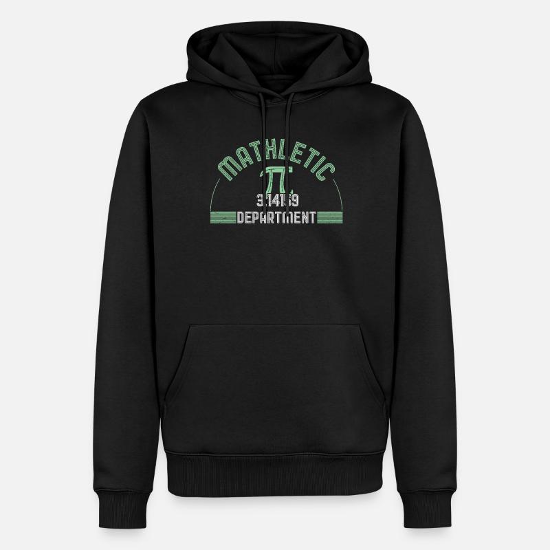 Mathletic Pi Day 3.14159 Département - Sweat à capuche Premium bio Homme - noir