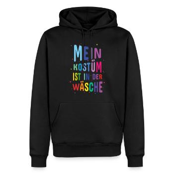Karneval Mein Kostüm Ist In Der Wäsche - Männer Premium Bio Hoodie - Schwarz - Vorne - Nico (187cm)