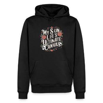 Tattoo Studio Tattoo Artist Tattoo Ideen - Männer Premium Bio Hoodie - Schwarz - Vorne - Nico (187cm)