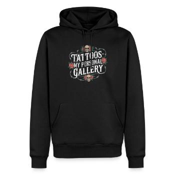 Tattoo Studio Tattoo Artist Tattoo Ideen - Männer Premium Bio Hoodie - Schwarz - Vorne - Nico (187cm)