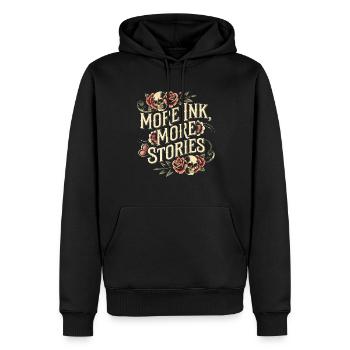 Tattoo Studio Tattoo Artist Tattoo Ideen - Männer Premium Bio Hoodie - Schwarz - Vorne - Nico (187cm)