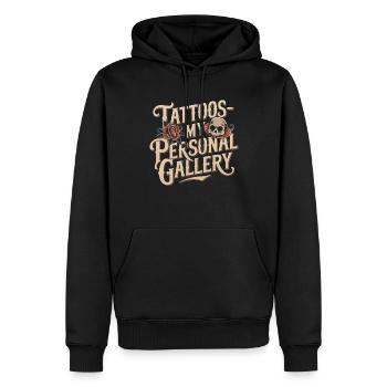 Tattoo Studio Tattoo Artist Tattoo Ideen - Männer Premium Bio Hoodie - Schwarz - Vorne - Nico (187cm)
