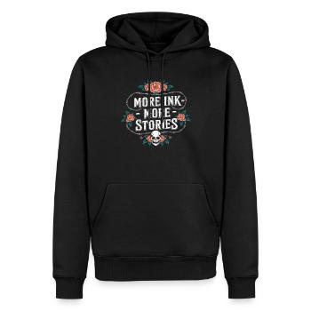 Tattoo Studio Tattoo Artist Tattoo Ideen - Männer Premium Bio Hoodie - Schwarz - Vorne - Nico (187cm)