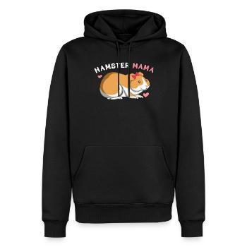 Conception d’amant des mamans hamsters - Sweat à capuche Premium bio Homme - noir - Devant - Nico (187cm)