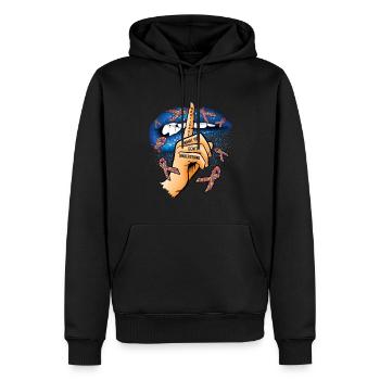 Ne pas juger l’autisme Ce que vous ne comprenez pas - Sweat à capuche Premium bio Homme - noir - Devant - Nico (187cm)