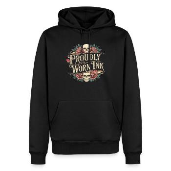 Tattoo Studio Tattoo Artist Tattoo Ideen - Männer Premium Bio Hoodie - Schwarz - Vorne - Nico (187cm)