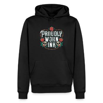 Tattoo Studio Tattoo Artist Tattoo Ideen - Männer Premium Bio Hoodie - Schwarz - Vorne - Nico (187cm)