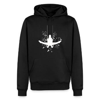 Kunstturner Ringe Kunstturnen - Männer Premium Bio Hoodie - Schwarz - Vorne - Nico (187cm)