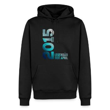 Legendär Seit April 2015 Geburtstag Geschenk Feier - Männer Premium Bio Hoodie - Schwarz - Vorne - Nico (187cm)