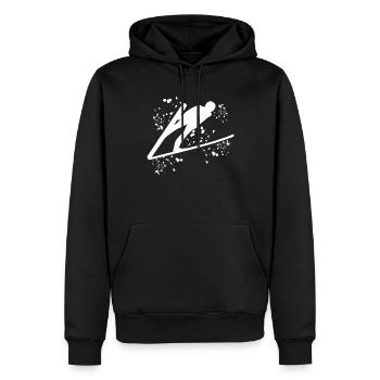 Vol à ski Ski nordique Saut à ski - Sweat à capuche Premium bio Homme - noir - Devant - Nico (187cm)
